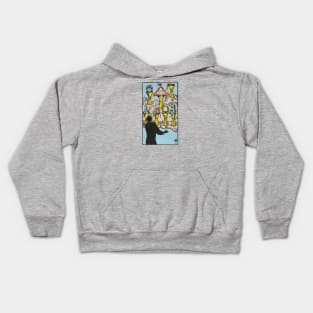 Seven of cups tarot Kids Hoodie